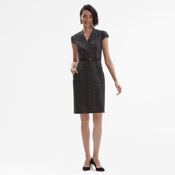 MM. Lafleur The Felisa Dress—Dash‎ Jacquard - Picture 1 of 11